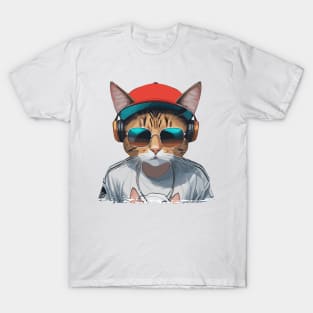 Hip Hop Cat T-Shirt